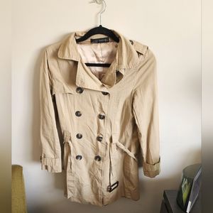 Zara Trench Coat - midlength (Size L, fits like S)